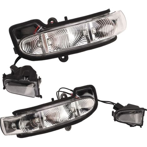 Paire LED clignotantes pour rétroviseur latéral – Réf. 2038201321 – Remplacement Mercedes Benz W463 W211 E320 (1/5)