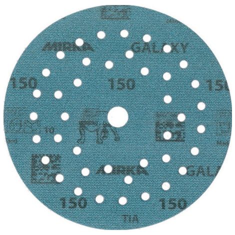 Disque abrasif GALAXY Grip Multifit 125mm K.150 pour HO/métal/peinture/bois. (Par 50)