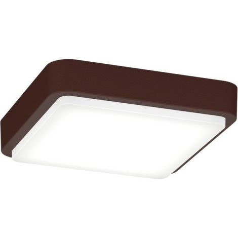 Plafoniera classica top light irvine 37 co gx53 led ip54 alluminio policarbonato