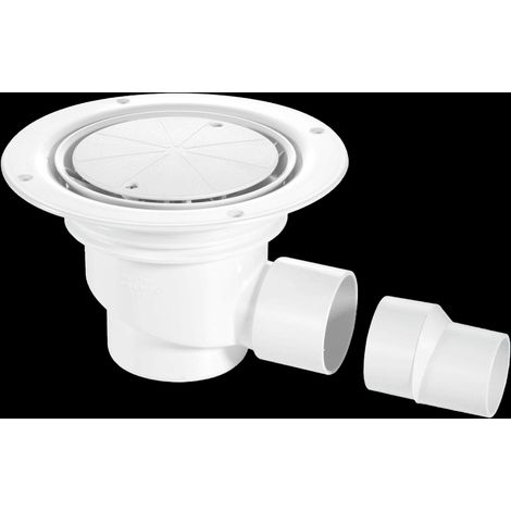 McAlpine TSG1-WH 75mm Water Seal Gully for Sheet Flooring (1/5)