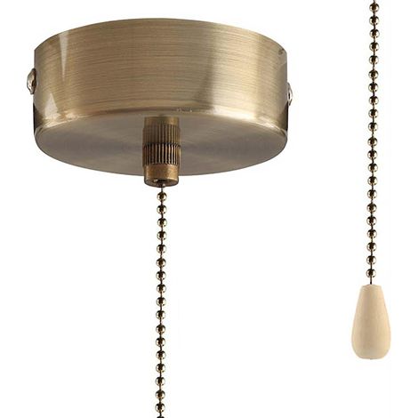 Bathroom pull chain switch for ceiling light 8 x 200 (1/5)