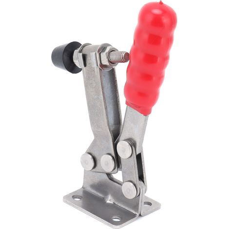 Pince de serrage rapide en acier inoxydable, type horizontal, GH 201-CSS, pince de fixation d'outillage (1/5)
