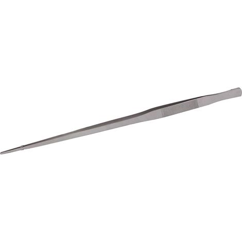 1 Pince à épiler en acier inoxydable, pointe droite 48 cm, poignée antidérapante pour aquarium, terrarium, reptiles (1/5)