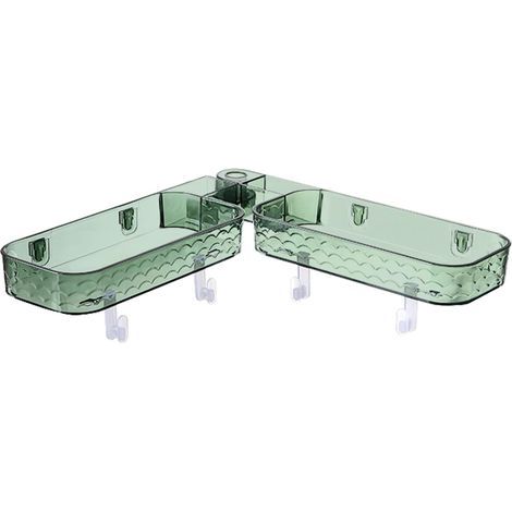 CCYKXA Corner Shower Shelf - Multifunctional, Stable Drainage Support  Bathroom Storage Shelf - For Sink, Home, Kitchen, Hygiene, Routine Organization and more