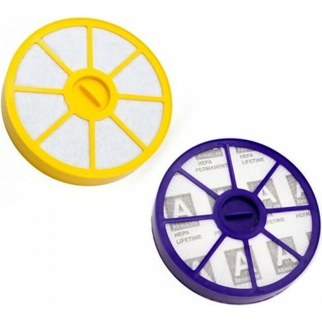 2pc Lot de 2 filtres compatibles pour Dyson DC05 DC08 DC15 DC19 DC20 DC21 Aspirateur, filtre Hepa Accessoires de rechange Série Post et Pre Moteur (1/3)