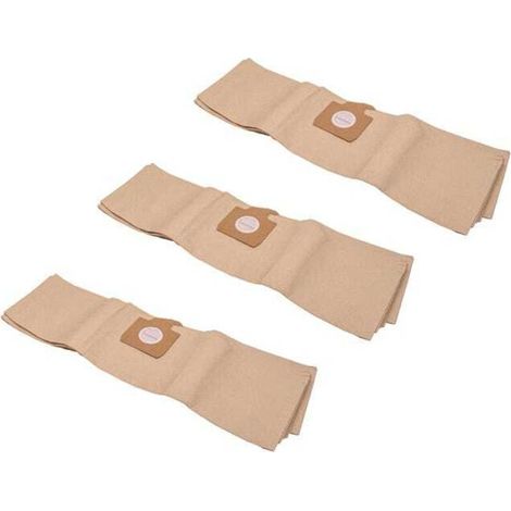 Ulisem 30x Sacchetti compatibili con aspirapolvere Kärcher WD 3.320, WD 3.230, WD 3.500, WD 3.200 - carta, 80cm x 22cm marrone (1/4)