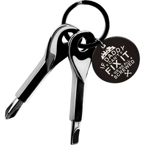 Porte-clés tournevis, outil cadeau pour homme, tournevis portable, clé à fente, outil pour bricoleur, électricien (1/5)
