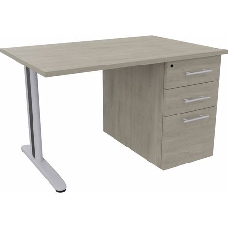 Bureau droit individuel sur caisson Ophrys (1/5)