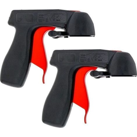 Poignée De Pistolet Spray Aérosol - Pistolet Bombe Peinture, Poignée De Pistolet Originale pour Bombes Aérosols, Support De Boîte À Laque, Pistolet À Peinture pour Bombes Aérosols(2PCS)..