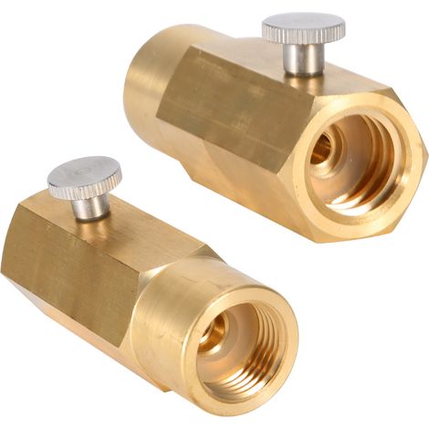 Ortviai Adaptateur de Recharge CO2 pour Bouteille SodaStream – Raccord en Laiton pour Valve CGA320 (1/3)