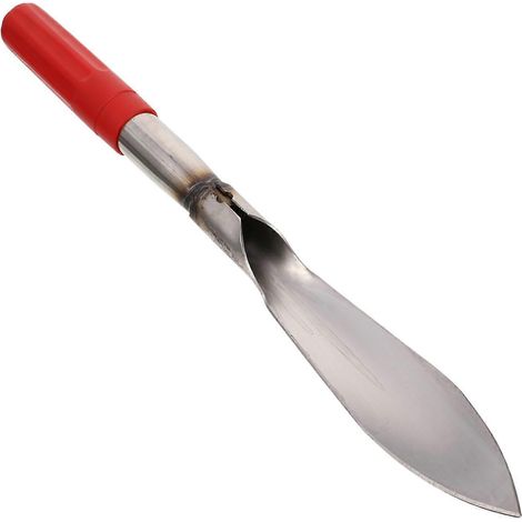 Pelle de jardin en acier inoxydable avec poignée ergonomique antidérapante, petite pelle à main, adaptée à la plantation et au désherbage. (1/5)