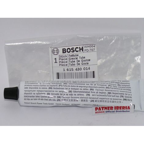 Pièce de rechange d’origine BOSCH 1615430014 Tube de graisse spécial (45 ml) pour engrenage d’outil électrique