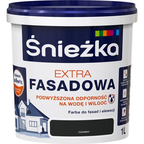 Śnieżka Fasadowa extra negro 1L
