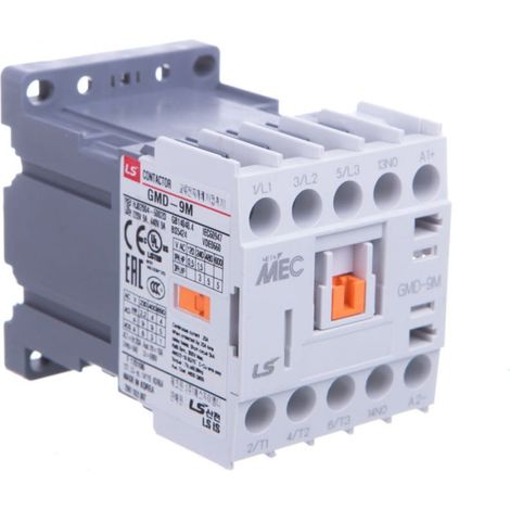 Contactor miniatura 9A 3P 1z 24V CC GMD-9M 24V CC