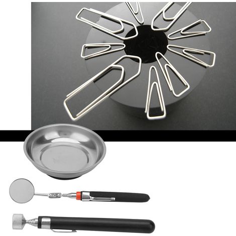 Lot de 3 aimants outil plateau vis télescopique miroir d'inspection (1/5)