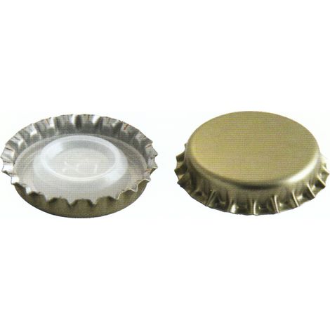 TAPPO A CORONA BIDUL BASSO Ø mm. 29 PZ.200 col.oro