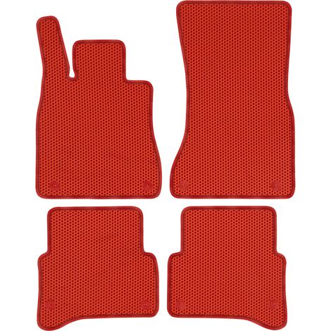 S-Klasse W223 Maybach ab 2020. Spezielle Fußmatten – EVA HONEYCOMB RED. (1/5)