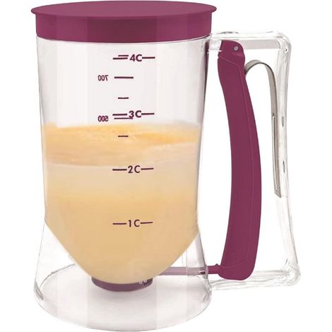 Dispenser per torte, dispenser per cupcake, spatola per torte, dispenser per pancake, dispenser per utensili, dispenser con etichetta dosatrice, per waffle, biscotti (1/5)