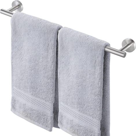 Porte-Serviettes Barre Salle de Bain Barre Porte Serviette Acier INOX SUS304 Murale 55 CM Brossé, A2000S55B-2 (1/5)