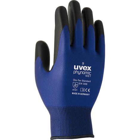 Uvex 6006006 Schutzhandschuhe phynomic wet Aqua-Polymer 60060 Größe 6