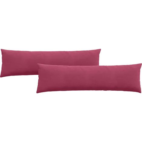 Maison Exclusive - Sofakissen 2 Stück Weinrot 145 x 40 cm Cordsto