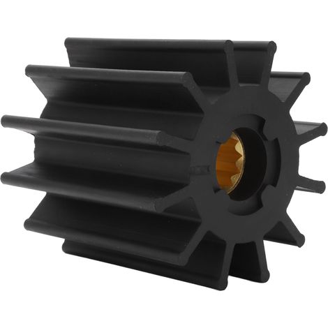 Turbine de pompe à eau hors-bord 3830459, 12 lames flexibles en cuivre et caoutchouc néoprène pour Jabsco. (1/5)
