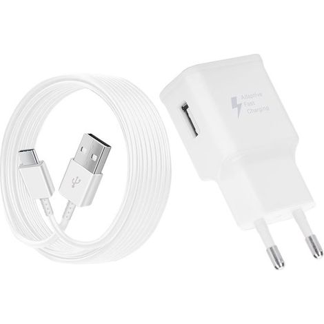 Cargador USB con cable de carga USB tipo C compatible con Samsung Galaxy A15 A14 A13 A04s A05s A71 A55 A54 A53 A52s A40 A35 A34 A33 A25 A23 M51 M