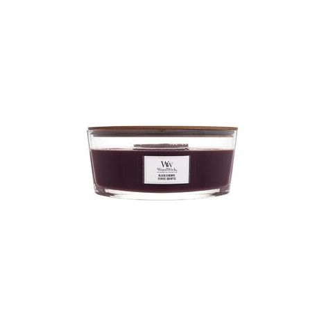 Candela Woodwick Core Hearthwick in barattolo ellittico, ciliegia nera, 453 g