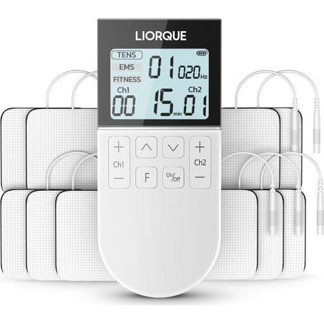 Électrostimulateur, Electrostimulateur Anti Douleur, pour Le Dos, Le Traitement du Cou, Le Stress sciatique,Les douleurs (1/4)