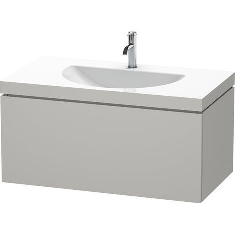 Lavabo d'arredo Duravit DARLING NEW 1000x540mm senza troppopieno 1 foro rubinetto in cemento