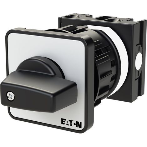 Eaton Conmutador, T0, 20 A, Montaje central, 1 unidad(es), Contactos: 2, 45 °, Enclavamiento, con posición 0, HAND-0-AUTO, Número de diseño 15431, 022245