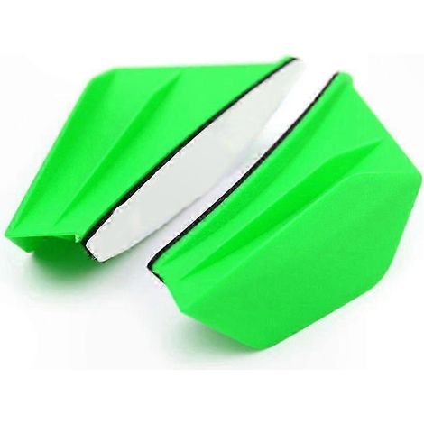 Aerodynamische Winglets für Motorräder, dynamischer Spoiler mit Klebstoff, Montagesatz, Verkleidungsstabilisator, Performance-Zubehör, matt schwarz, universell. (1/5)
