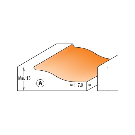 990.501.11 COUPE-PORTE HORIZONTAL C/CUSC.HM S=12 D=82.5X15 (A)