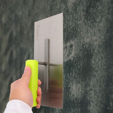 Truelle de finition pour béton en acier inoxydable, résistante à
