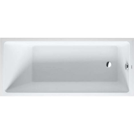 Vasca da bagno Duravit Vero Air, versione da incasso 170x75cm, con schienale inclinato, 700412 - 700412000000000 (1/3)
