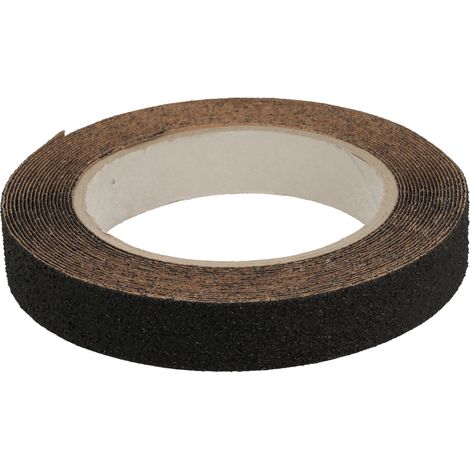 Striscia antisdrucciolo adesiva nero H 19 mm. x 6 mt.