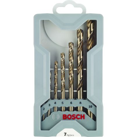 Juego de brocas HSS-Co DIN338: X-Pro set 7 uds: 2-10  BOSCH 2608589296