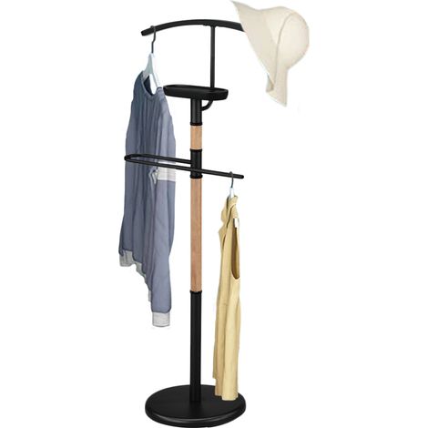 INDOSSATORE MIREK 48X28XH110CM NERO / NATURALE (1/5)