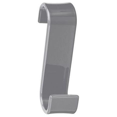 Gedy Coat Hook Merlin Résine Gris 11,7x3,2x6,7 Cm (1/2)
