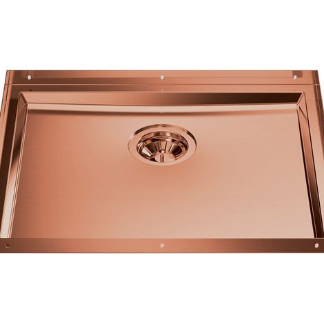 Foster 5555348 fregadero Lavabo sobre-encimera Rectangular Acero inoxidable (1/2)