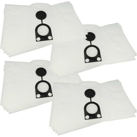 vhbw 20x bolsa reemplaza Starmix FBV 20, 434827 para aspiradora - vellón micro, capacidad de 20 L, 31 cm x 51 cm blanco