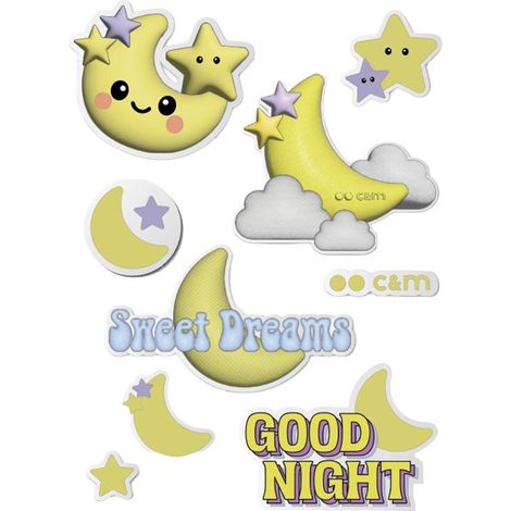 SBS Set Decorativo Stickers Luna
