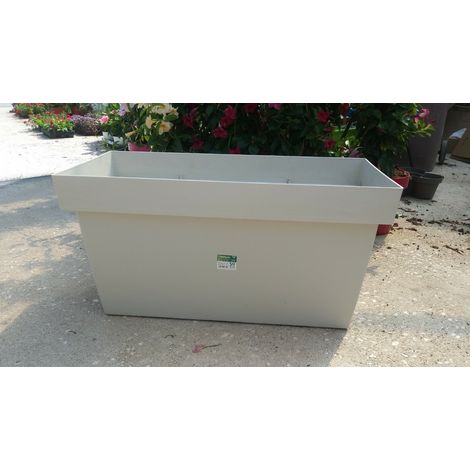 N. 1 VASO COMPLETO CON N. 2 PIANTE DI ALLORO ALTEZZA 160 CM  (foto reli)-VASO BIANCO PIETRA