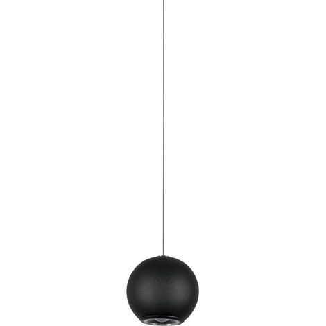Suspension LED Italux Neutron noir 3000K Ø8 150cm 1L (1/2)