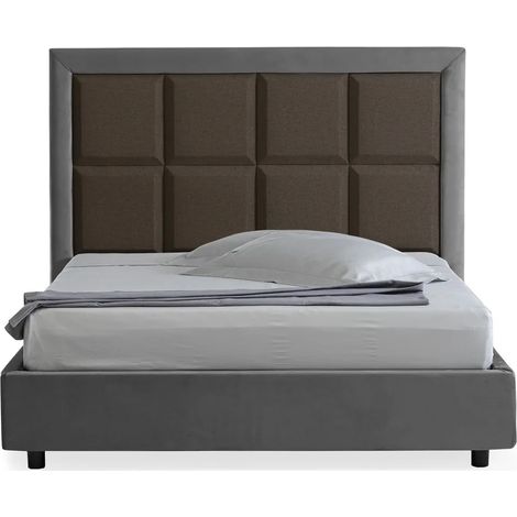 Letto contenitore parzialmente sfoderabile Domino