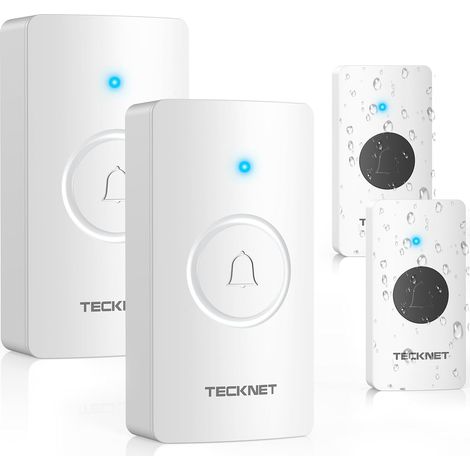 Wireless Doorbell IP67 Waterproof 400m Long Range for Home (1/5)