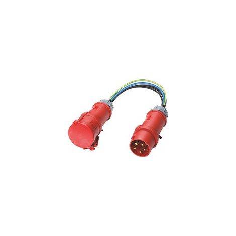 Adaptador de medida para consumidores trifásicos enchufe CEE de 16 A a acoplamiento CEE BENNING