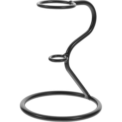 Présentoir à glaces en fer pour cornets de glace et de crème glacée molle. Support pour cornets de glace et de crème glacée molle.-13.3X10X10CM-Black (1/4)