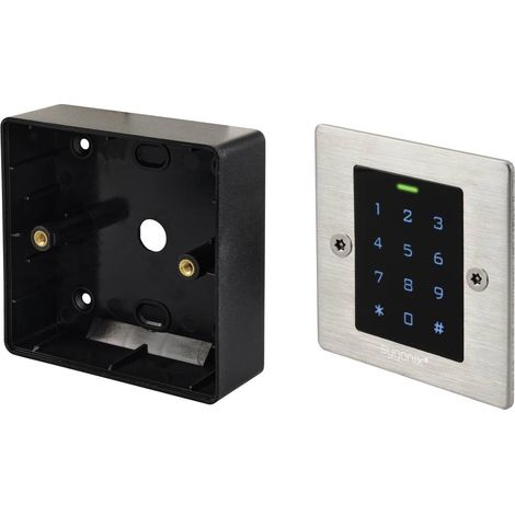 Sygonix SY-6121664 Tastiera numerica con RFID Da incasso, Da parete 12 V/DC, 18 V/DC IP66 con tastiera illuminata, con