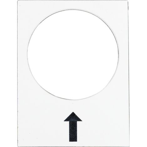 Harmony étiquette 30x40mm blanc droite PV SCHNEIDER ZB2BY4907 (1/2)